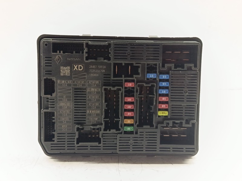 Recambio de caja reles / fusibles para nissan micra v (k14) 1.0 referencia OEM IAM 284B75RF0A / 243115RB0A  