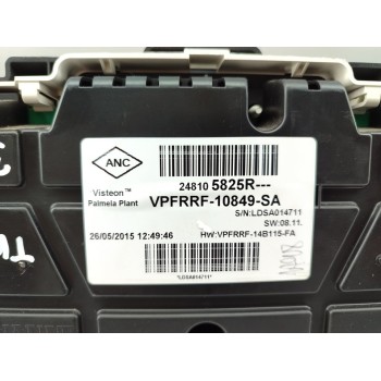 Recambio de cuadro instrumentos para renault trafic furgón l1h1 2,7t referencia OEM IAM 248105825R  