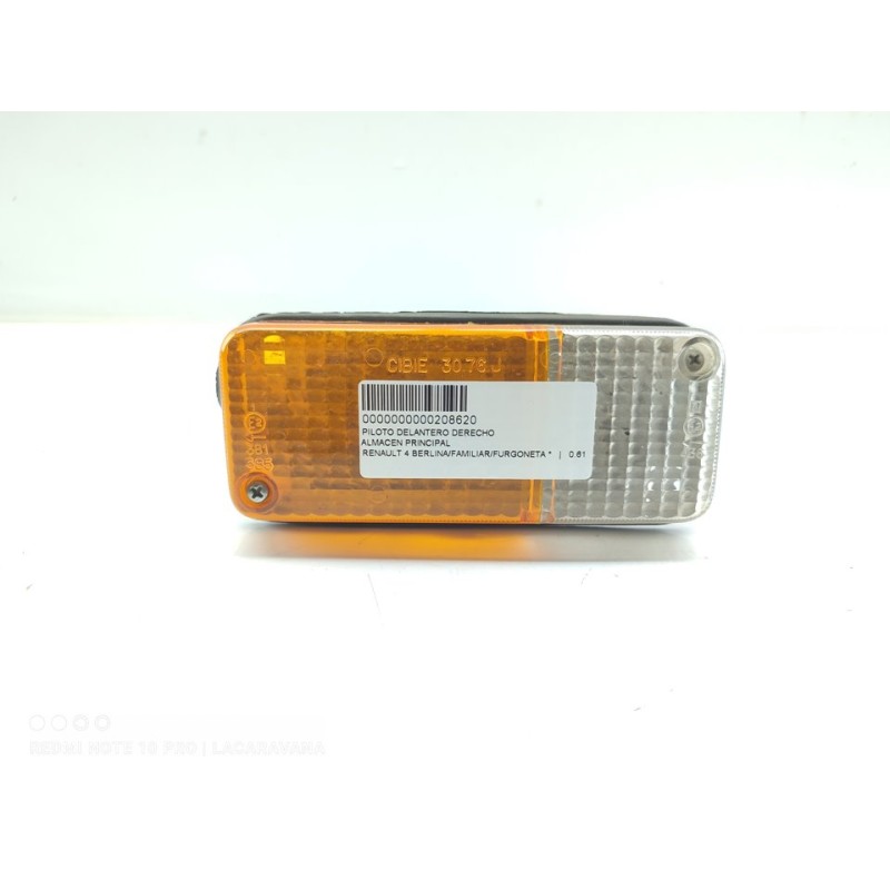 Recambio de piloto delantero derecho para renault 4 berlina/familiar/furgoneta referencia OEM IAM   