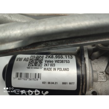 Recambio de motor limpia delantero para volkswagen caddy furgón/kombi kombi referencia OEM IAM 2K8955113  