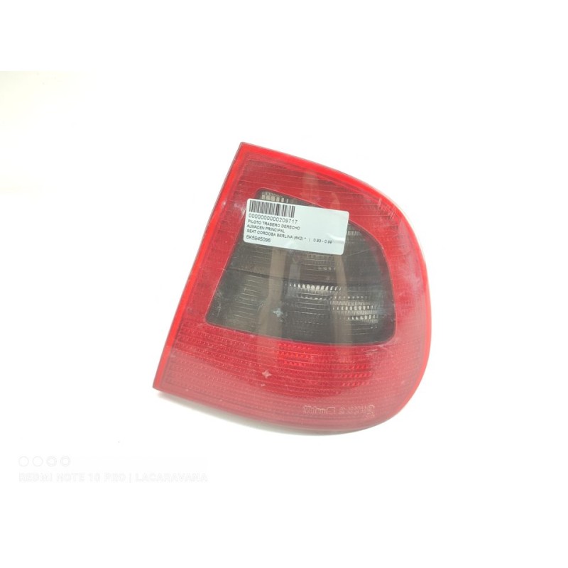Recambio de piloto trasero derecho para seat cordoba berlina (6k2) referencia OEM IAM 6K5945096  