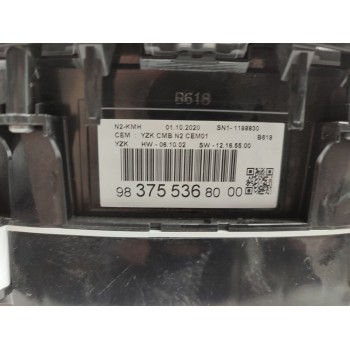 Recambio de cuadro instrumentos para citroën c3 c-series referencia OEM IAM 9837553680  