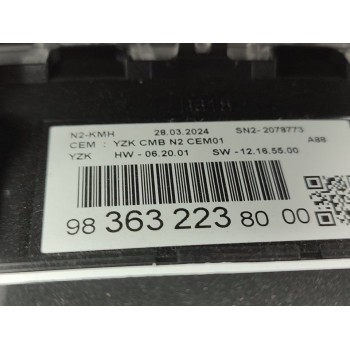 Recambio de cuadro instrumentos para citroën c3 aircross plus referencia OEM IAM 9836322380  