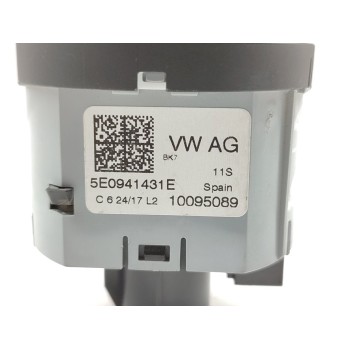 Recambio de mando luces para skoda fabia black edition referencia OEM IAM 5E0941431E  