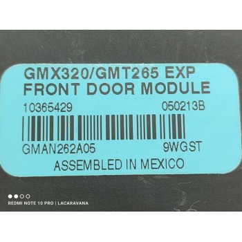 Recambio de modulo confort para cadillac srx sports edition tracción total referencia OEM IAM 10365429  
