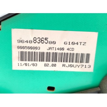 Recambio de cuadro instrumentos para peugeot 206 berlina e-music referencia OEM IAM 9648836580  