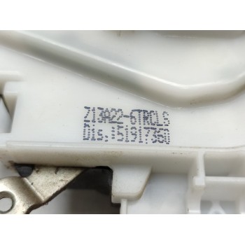 Recambio de cerradura puerta lateral izquierda para fiat doblo active referencia OEM IAM 51917360  