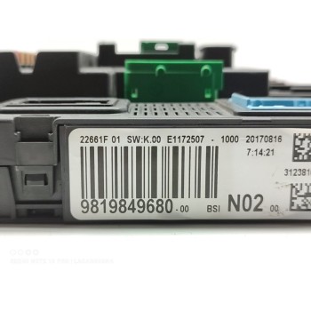 Recambio de caja reles / fusibles para peugeot 208 style referencia OEM IAM 9819849680  