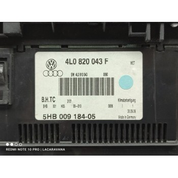 Recambio de mando climatizador para audi q7 (4l) 3.0 tdi referencia OEM IAM 4L0820043F  