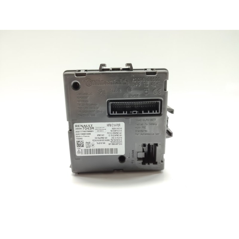 Recambio de modulo electronico para renault captur ii intens referencia OEM IAM 285907043R  