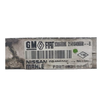 Recambio de radiador agua para renault trafic furgón l1h1 2,9t referencia OEM IAM 214104966R  