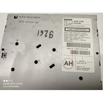 Recambio de sistema audio / radio cd para nissan murano (z50) básico referencia OEM IAM 28188CC000  