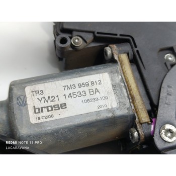 Recambio de elevalunas trasero derecho para seat alhambra (7v9) fancy referencia OEM IAM 7M0839462  