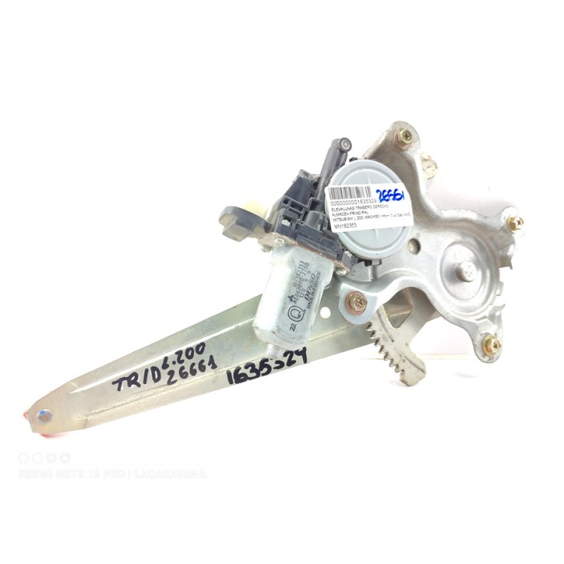 Recambio de elevalunas trasero derecho para mitsubishi l 200 (ka0/kb0) inform club cab 4wd referencia OEM IAM MN182353  