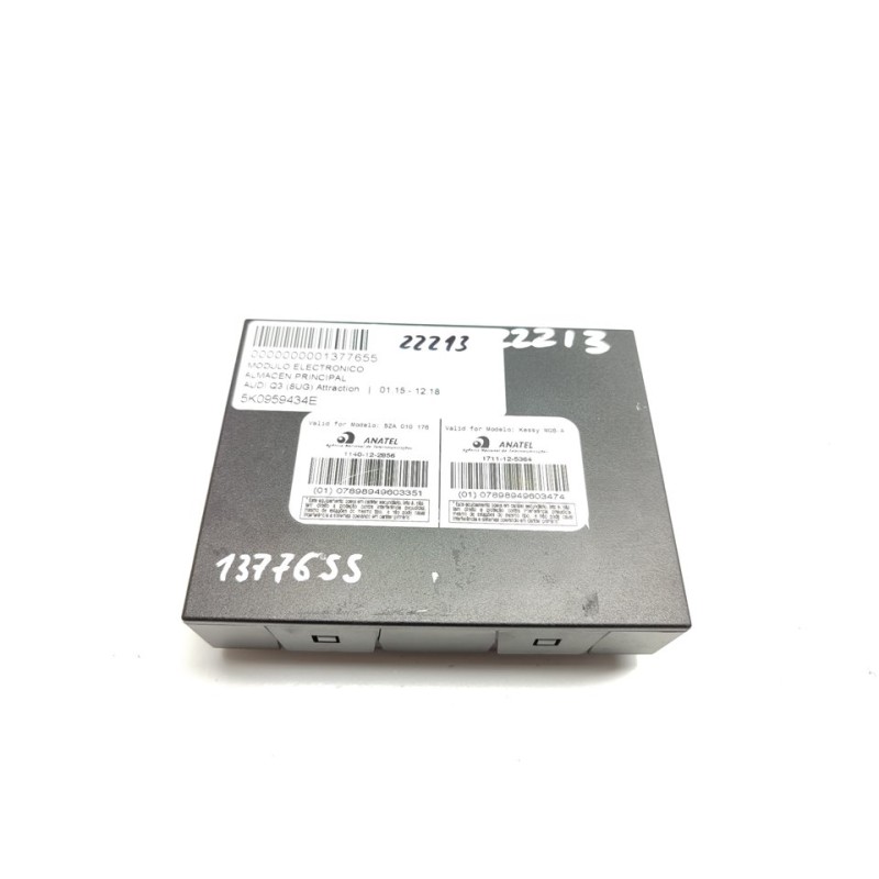 Recambio de modulo electronico para audi q3 (8ug) attraction referencia OEM IAM 5K0959434E  