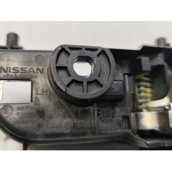 Recambio de maneta interior trasera izquierda para nissan juke (f16) tekna referencia OEM IAM 806715FA6A  