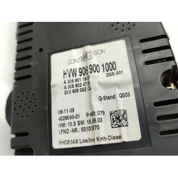 Recambio de cuadro instrumentos para volkswagen crafter caja cerrada caja cerrada 35 referencia OEM IAM A9069011800  