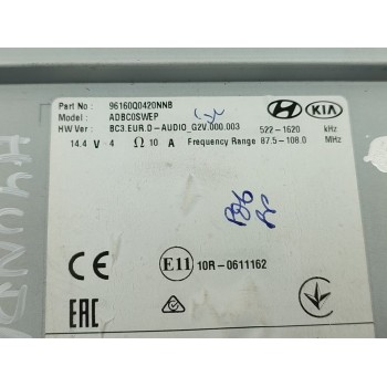 Recambio de sistema audio / radio cd para hyundai i20 (bc3) essence referencia OEM IAM 96160Q0420NNB  