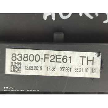 Recambio de cuadro instrumentos para toyota auris hybrid active referencia OEM IAM 83800F2E61  