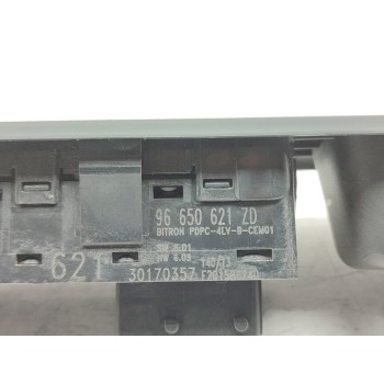 Recambio de mando elevalunas delantero izquierdo para peugeot 3008 i monospace (0u_) 1.6 hdi referencia OEM IAM 96650621ZD / 649