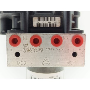 Recambio de abs para nissan qashqai (j10) acenta referencia OEM IAM 0265230696 47660JD01C 0265951224
