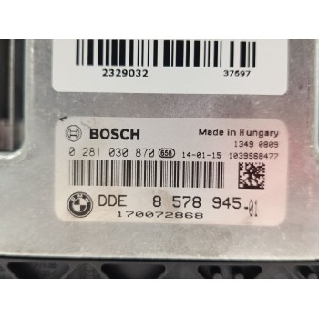 Recambio de centralita motor uce para bmw serie 1 lim. (f20) 116d referencia OEM IAM 8578945 0281030870 
