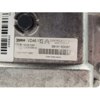 Recambio de centralita motor uce para peugeot 2008 (--.2013) allure referencia OEM IAM 9818160080  