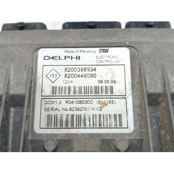 Recambio de centralita motor uce para renault modus pack authentique referencia OEM IAM 8200398934 8200449080 