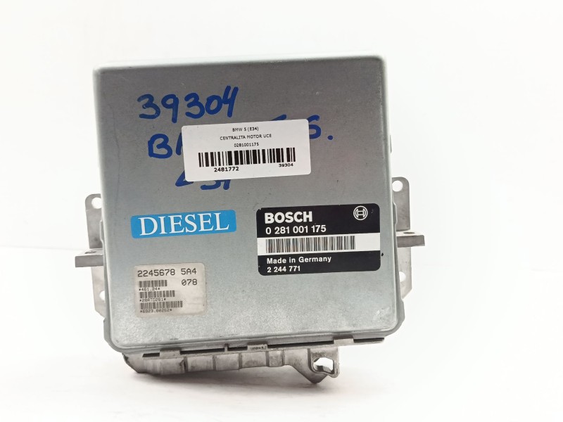 Recambio de centralita motor uce para bmw 5 (e34) 525 td referencia OEM IAM 0281001175 2244771 