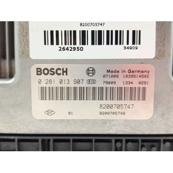 Recambio de centralita motor uce para renault scenic ii authentique referencia OEM IAM 8200705747 0281013907 