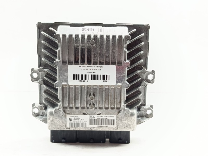 Recambio de centralita motor uce para peugeot 307 break / sw (s1) sw referencia OEM IAM 9660497480 5WS40277G 