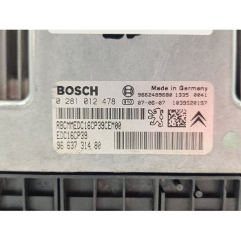 Recambio de centralita motor uce para peugeot 407 sw premium referencia OEM IAM 9663731480 0281012478 