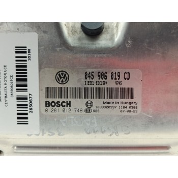 Recambio de centralita motor uce para skoda fabia (5j2 ) style referencia OEM IAM 045906019CD 0281012749 
