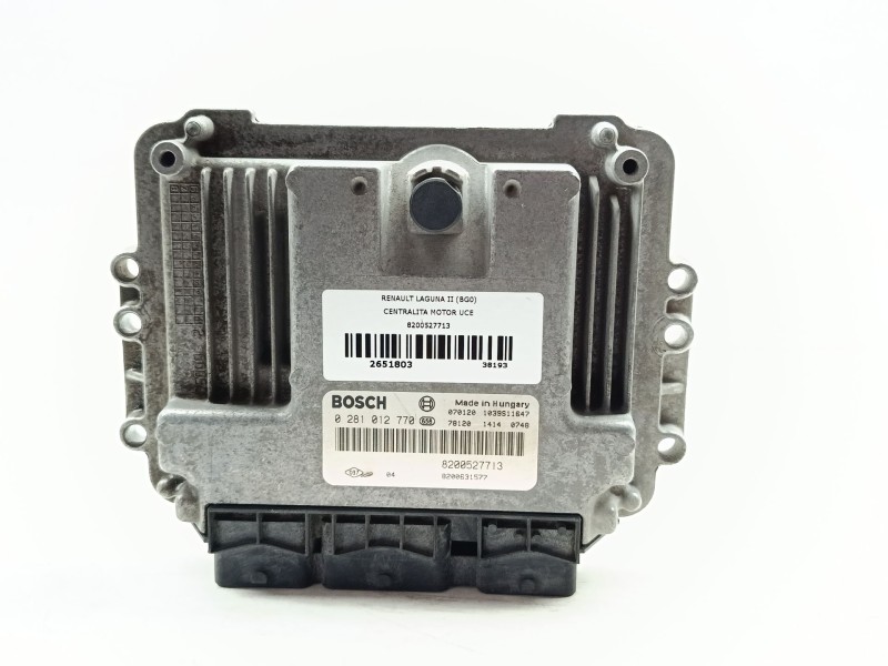 Recambio de centralita motor uce para renault laguna ii (bg0) expression referencia OEM IAM 8200527713 0281012770 
