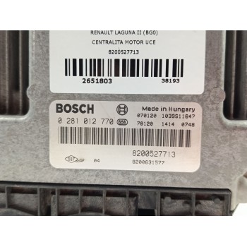 Recambio de centralita motor uce para renault laguna ii (bg0) expression referencia OEM IAM 8200527713 0281012770 