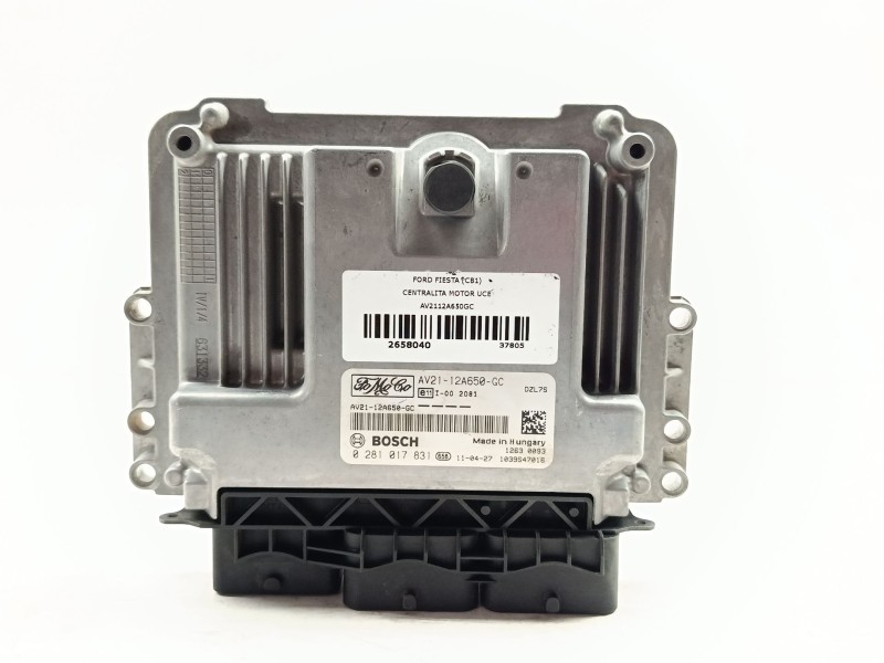 Recambio de centralita motor uce para ford fiesta (cb1) trend referencia OEM IAM AV2112A650GC 0281017831 