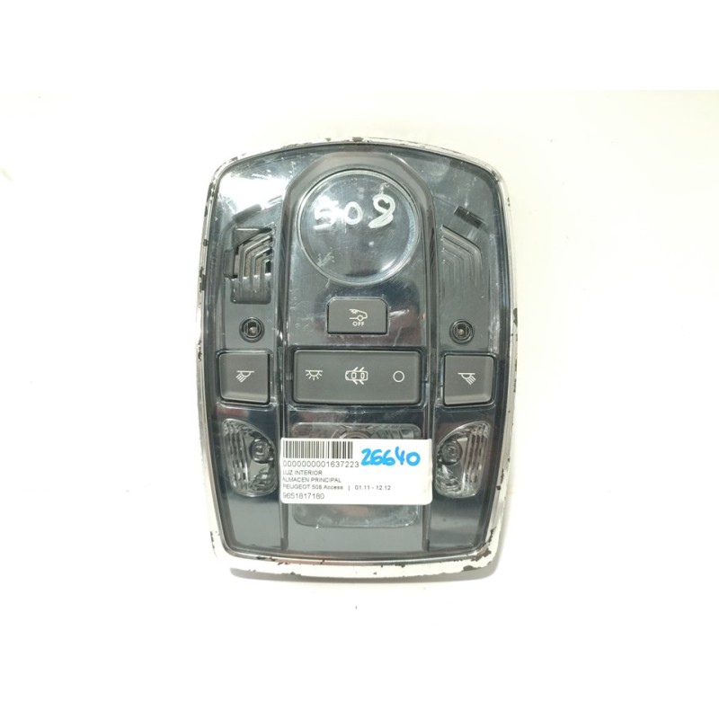 Recambio de luz interior para peugeot 508 access referencia OEM IAM 9651817180  