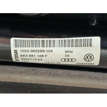 Recambio de asiento delantero derecho para audi a4 ber. (b8) referencia OEM IAM 8K0881106F 8K0881516 