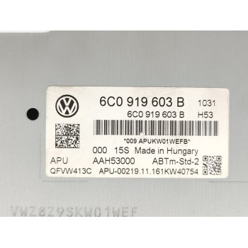 Recambio de pantalla multifuncion para volkswagen polo (6c1) sport bluemotion referencia OEM IAM 6C0919603B  