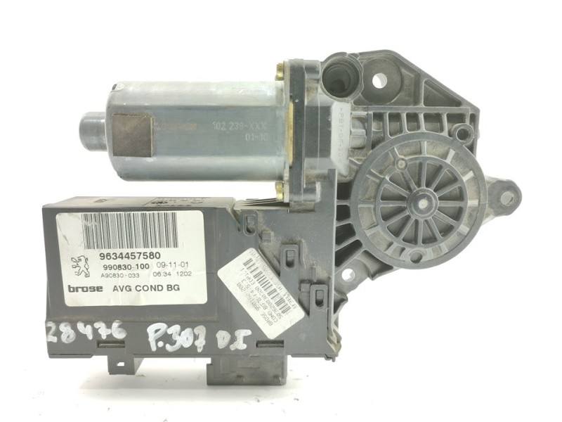 Recambio de motor elevalunas delantero izquierdo para peugeot 307 (s1) xn referencia OEM IAM 9634457580  
