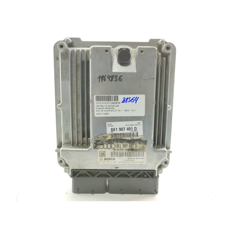 Recambio de centralita motor uce para audi a5 coupe (8t) 2.7 tdi referencia OEM IAM 0281014881  