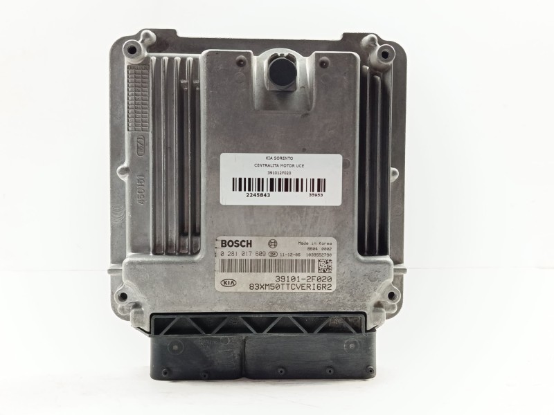 Recambio de centralita motor uce para kia sorento drive 2wd referencia OEM IAM 391012F020 0281017609 