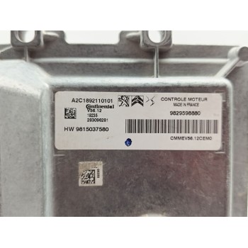 Recambio de centralita motor uce para peugeot 2008 (--.2013) style referencia OEM IAM 9829598880 A2C1892110101 