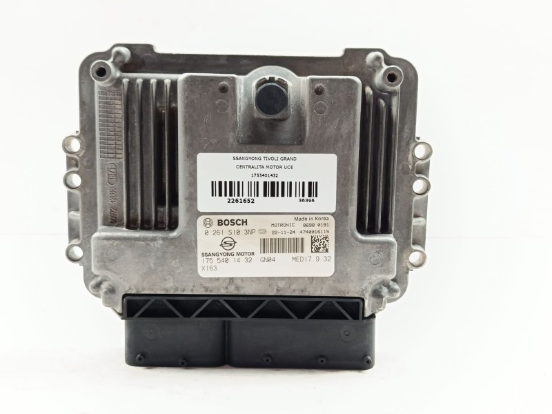 Recambio de centralita motor uce para ssangyong tivoli grand limited 4x2 referencia OEM IAM 1755401432 0261S103NP 