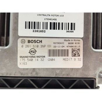 Recambio de centralita motor uce para ssangyong tivoli grand limited 4x2 referencia OEM IAM 1755401432 0261S103NP 