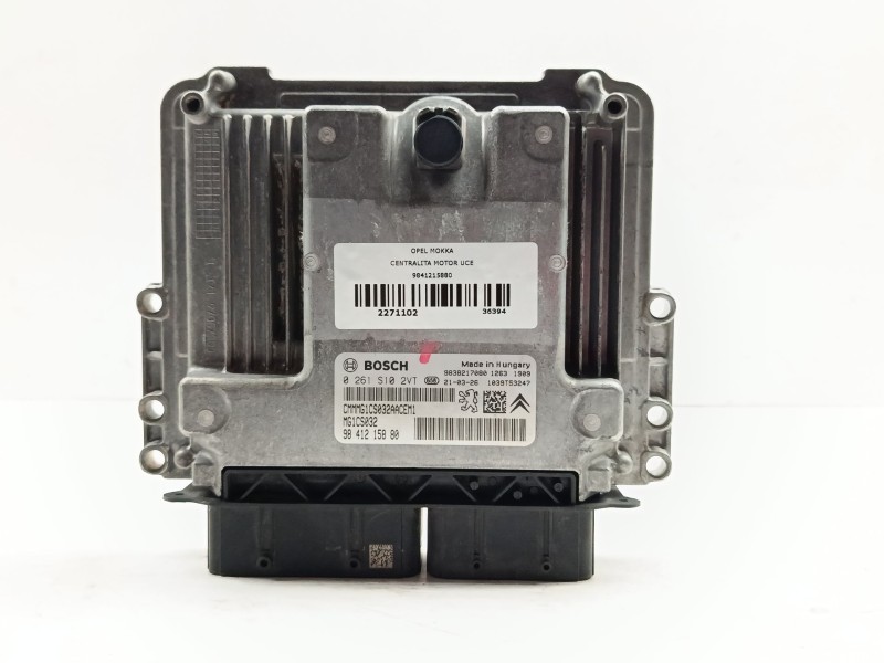 Recambio de centralita motor uce para opel mokka basis referencia OEM IAM 9841215880 0261S102VT 