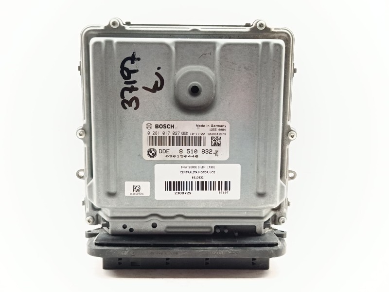 Recambio de centralita motor uce para bmw serie 3 lim. (f30) 320d efficientdynamics edition referencia OEM IAM 8510832 028101702