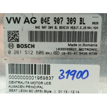 Recambio de centralita motor uce para seat leon (5f1) style referencia OEM IAM 0261S12606  