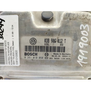 Recambio de centralita motor uce para seat toledo (1m2) select referencia OEM IAM 02810100620  