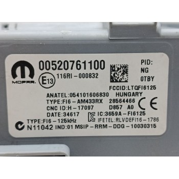 Recambio de caja reles / fusibles para fiat doblo ii (152) pop referencia OEM IAM 520761100 00520761100 